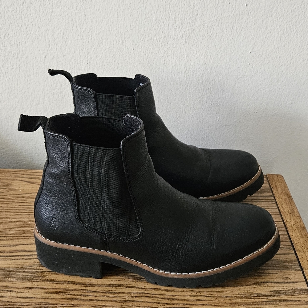 Hush Puppies Black Ankle Boots - Picture 5 of 5